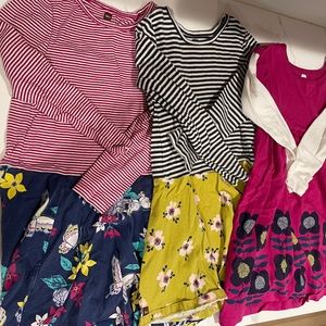Set of three Tea Collection play dresses size 6